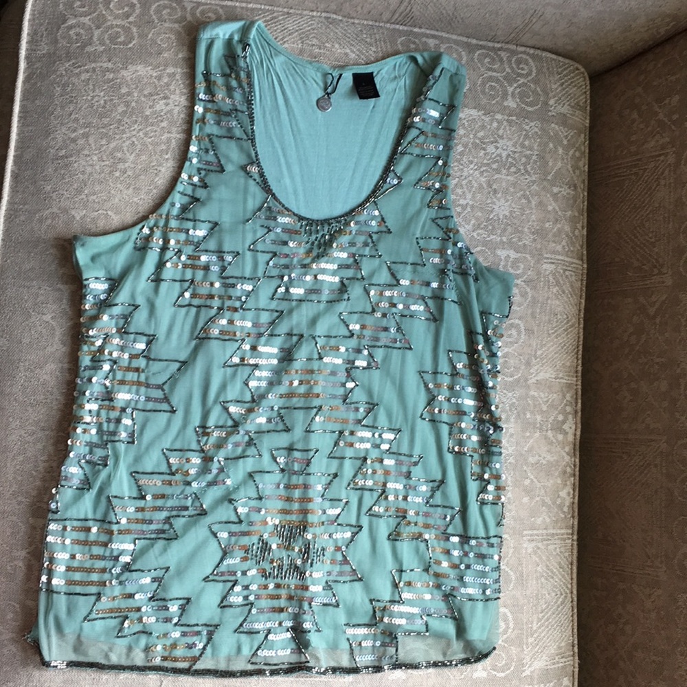 BEADED Aztec BKE tank (L)